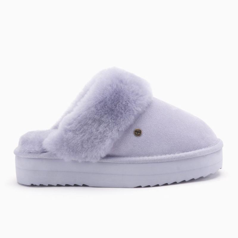 Warmbat Flurry femme suède Plateau Lavender