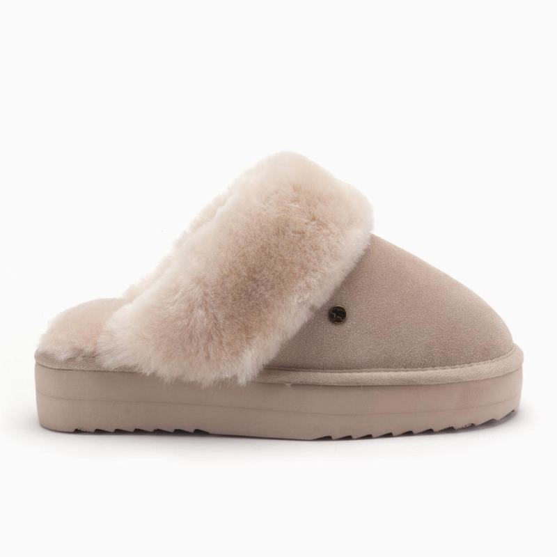 Warmbat Flurry femme suède Plateau Blush
