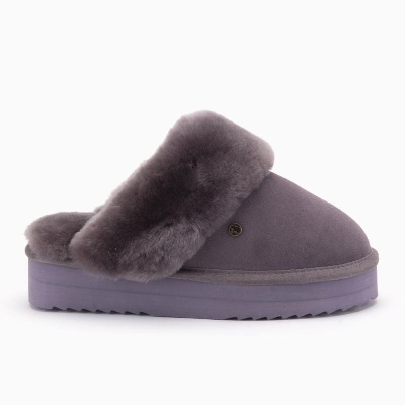 Warmbat Flurry femme suède plateau Plum