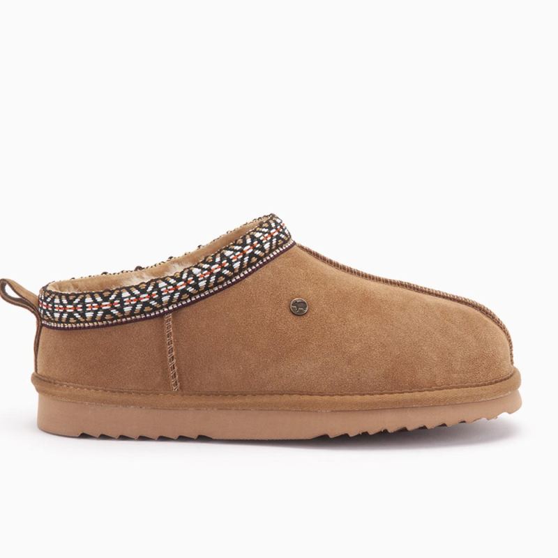 Kynuna Women Suede Tape Cognac