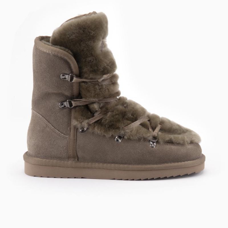Warmbat Moonbi femmes suède Boot Moss
