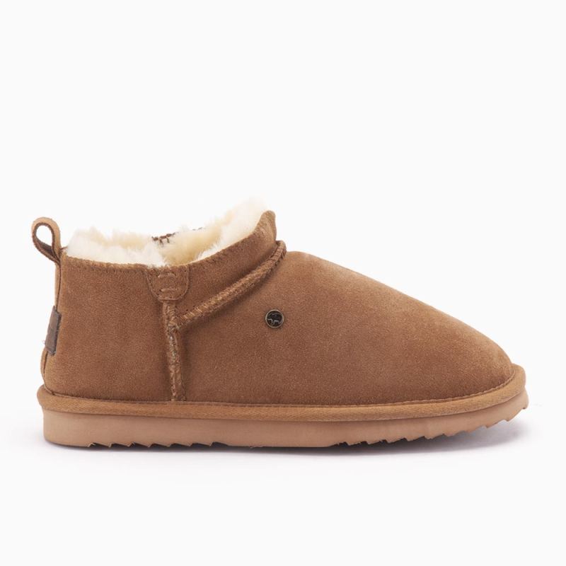 Warmbat Tanbar femme suède Cognac