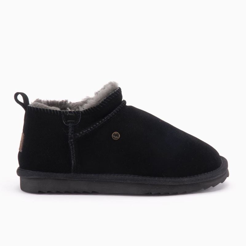 Warmbat Tanbar femme suède Black