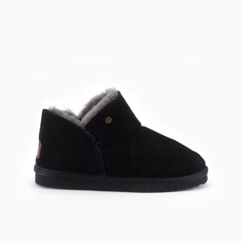 Warmbat Willow enfants suède black