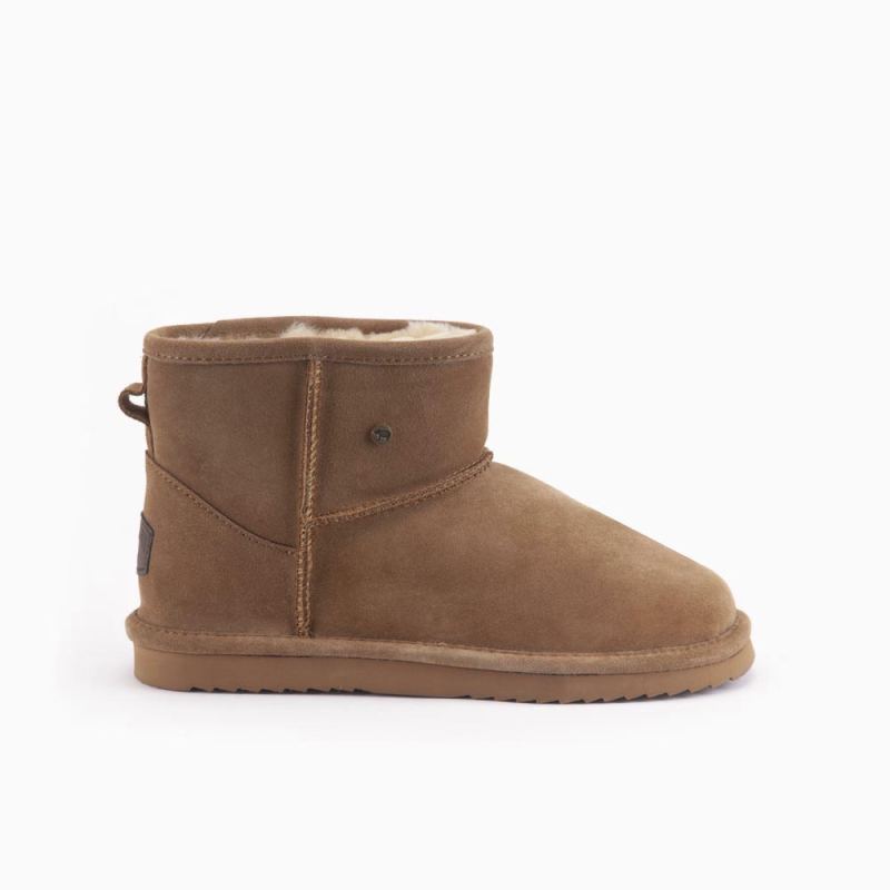 Warmbat Wallaby enfant suède boot Cognac