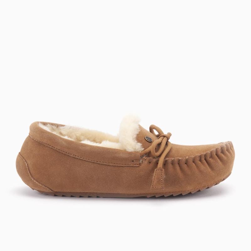 Warenda Women Suede Cognac