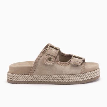 Warmbat Bennister women suéde stone 
