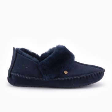 Barrine Women Suede DK Navy 