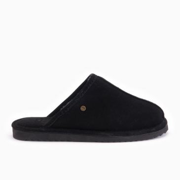Warmbat Barron hommes suède black 