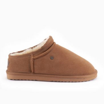 Warmbat Conner hommes suède cognac 