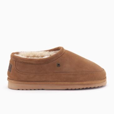 Warmbat Ebor hommes suède cognac 