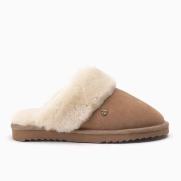 Warmbat Flurry femme suède camel 