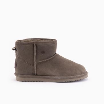 Warmbat Wallaby Kids Suede Boot Moss 