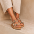 Warmbat Bennister women suéde cognac 