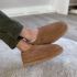 Warmbat Ebor hommes suède cognac 