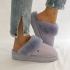 Warmbat Flurry femme suède Plateau Lavender 