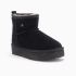 Warmbat Wallaby femmes suède boot plateau Black 
